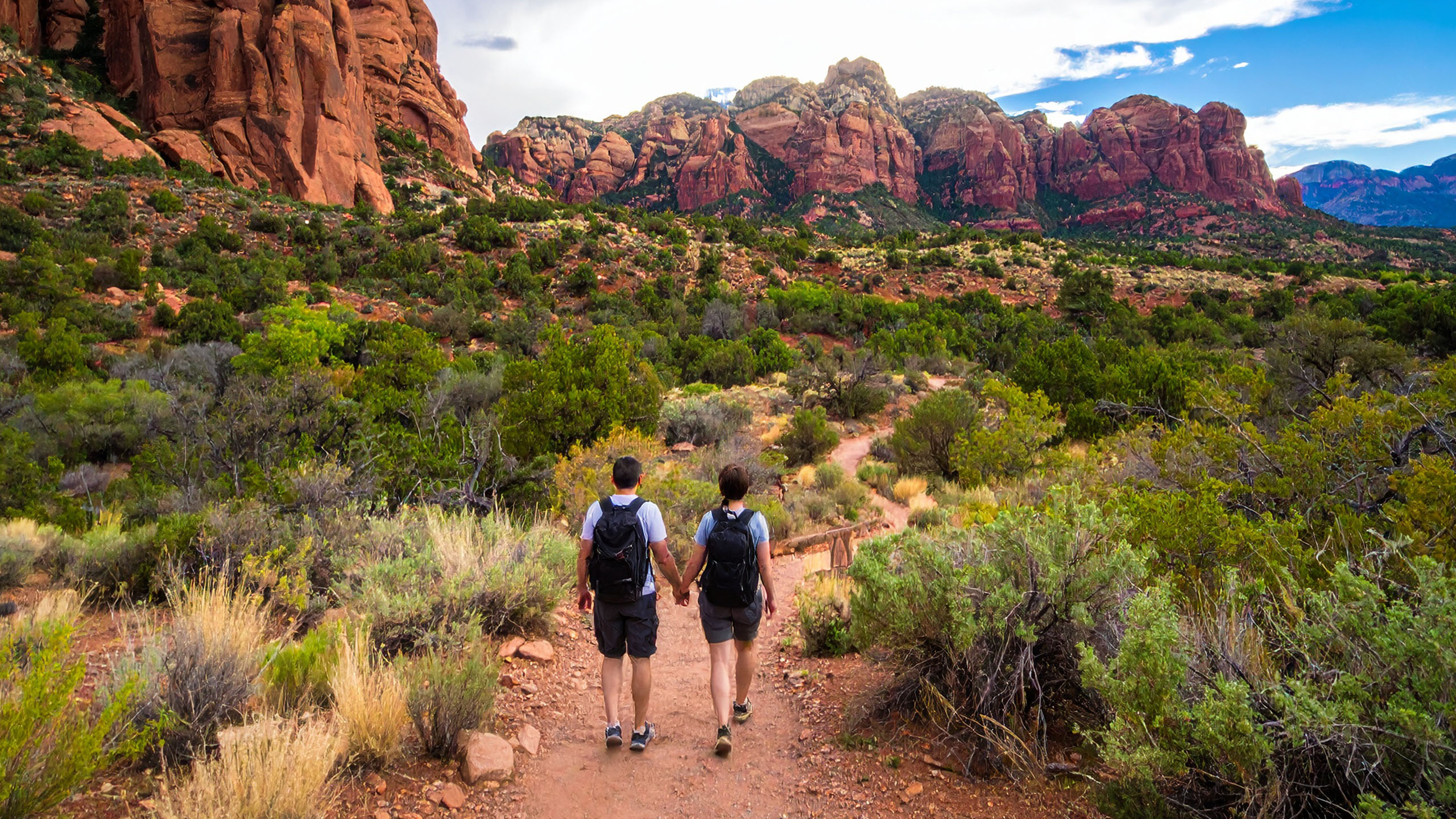 Canyon trails near Red Rock