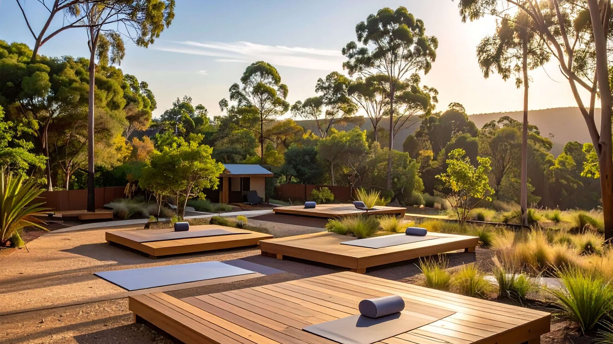 Outdoor yoga