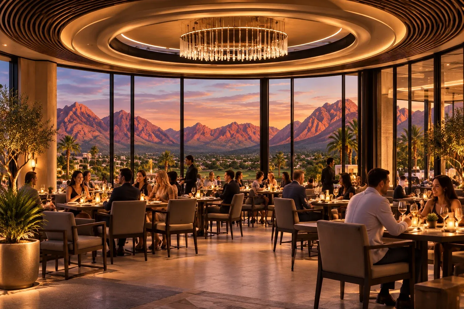 Desert dining
